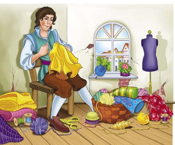 Храбрый портняжка братья Гримм