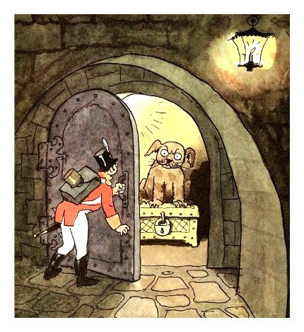 Огниво Андерсен собаки