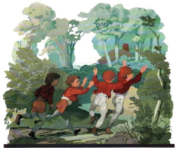 Мальчик с пальчик рисунок