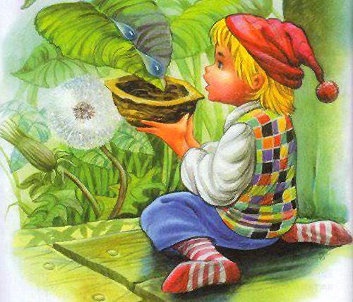 Иллюстрации к сказке ш. Перро «мальчик с пальчик».