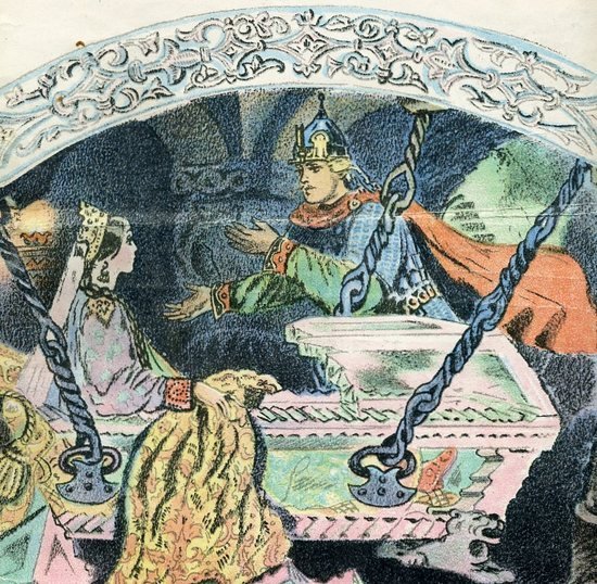 Конашевич сказка о мертвой царевне и семи богатырях