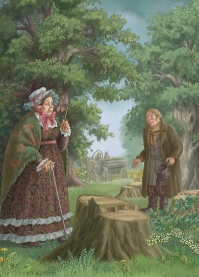 Повесть Гоголя Старосветские помещики