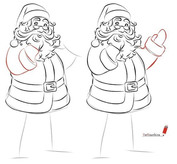 Два Мороза иллюстрация