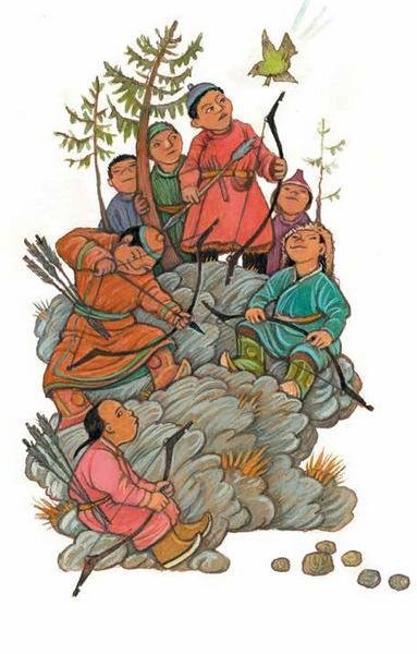 Тувинская сказка алдын кушкаш