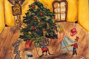 Иллюстрация к сказке щелкунчик детские рисунки (48 фото)