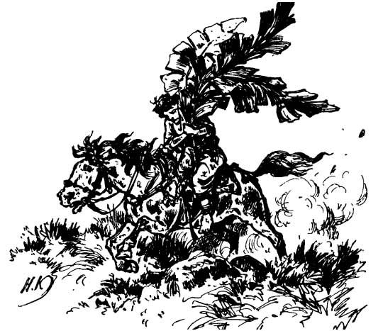 Иллюстрация к сказке про смельчака