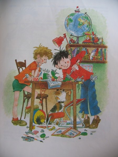 Иллюстрация к рассказу Носова телефон