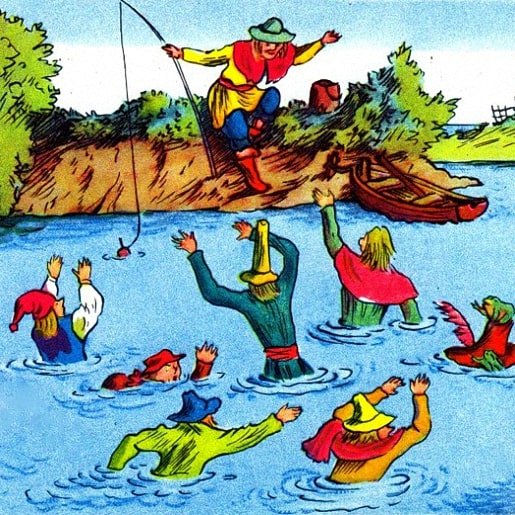 Семеро храбрецов братья Гримм рисунок к сказке