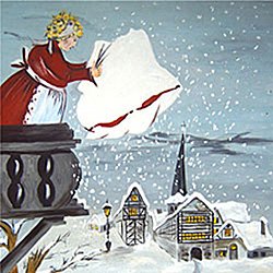 Братья Гримм бабушка вьюга госпожа Метелица