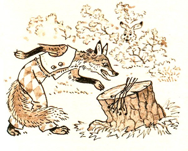 Братец Лис и кролик