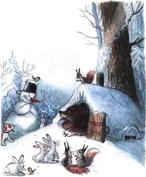 Сутеев Снеговик почтовик