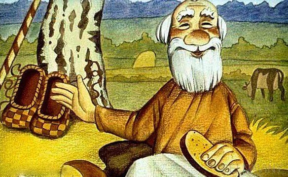 Сказка русские лапоточки