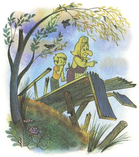 Успенский вниз по волшебной реке раскраска