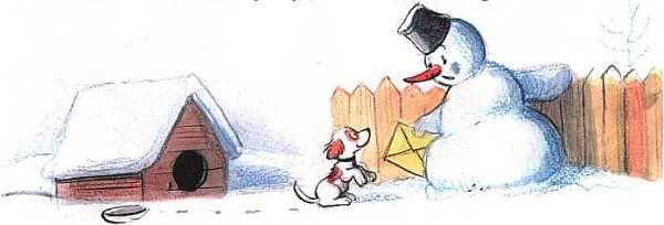 Сутеев Снеговик почтовик