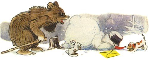 Иллюстрации к сказке елка сутеева для детей (49 фото)