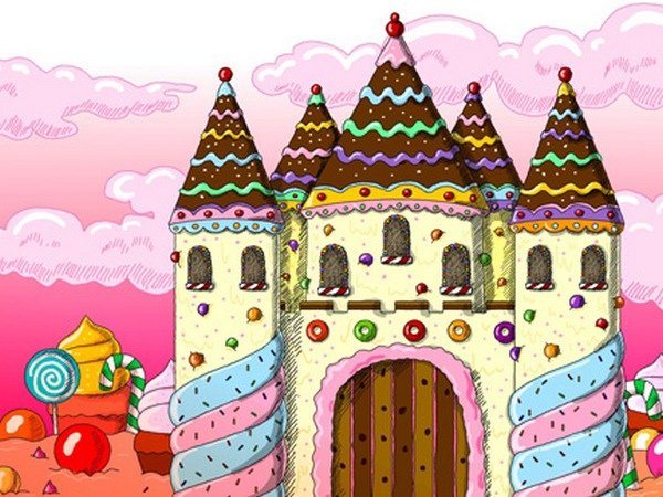 Замок из сладостей