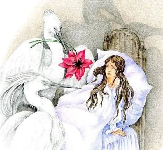 Сказка Телешова белая цапля