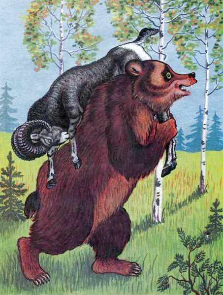 Сказка лиса нянька