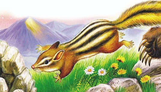 Бурундук Кедровка и медведь Нивхская сказка