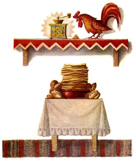 Петушок и жерновцы сказка