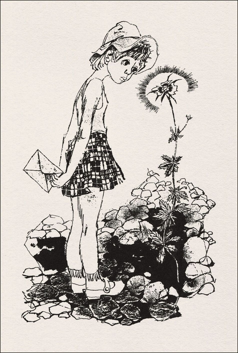 Иллюстрация к рассказу неизвестный цветок Платонов
