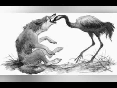 Волк ижуравль Крылов