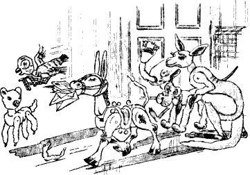 Рисунок к сказке Хогарт "Мафин и паук"