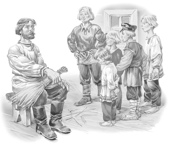 Басня л н Толстого отец и сыновья