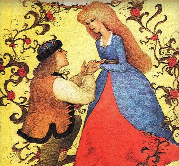 Белая змея братья Гримм