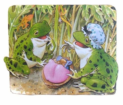 Дюймовочка жаба