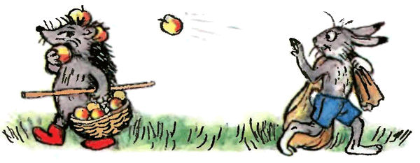 Обложка сказки мешок яблок