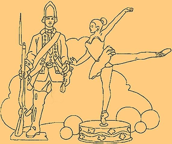 Оловянный солдатик раскрашенный