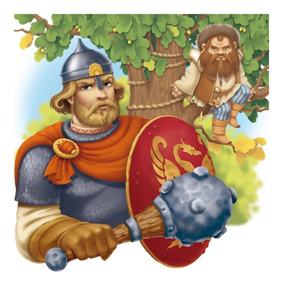 Разукрашку Илья Муромца