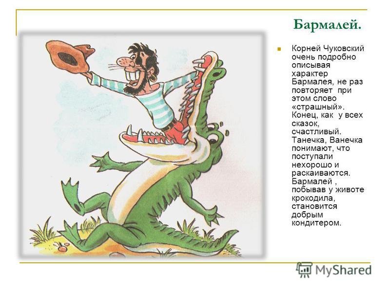 Чуковский бармалей текст. Сказки Корнея Чуковского Бармалей и крокодил.