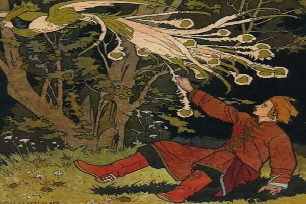 Иван Билибин Жар птица иллюстрации