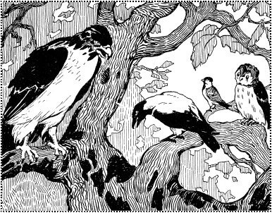 Сказка Орел и ворон