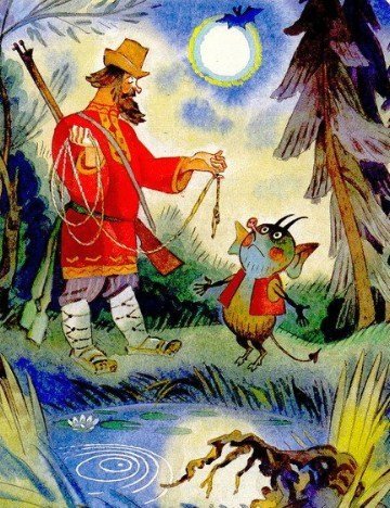 Мужичок и черт братья Гримм