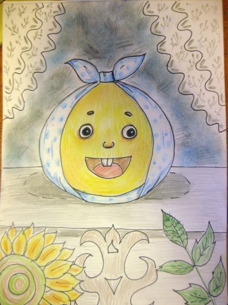 Рисование сказки Колобок