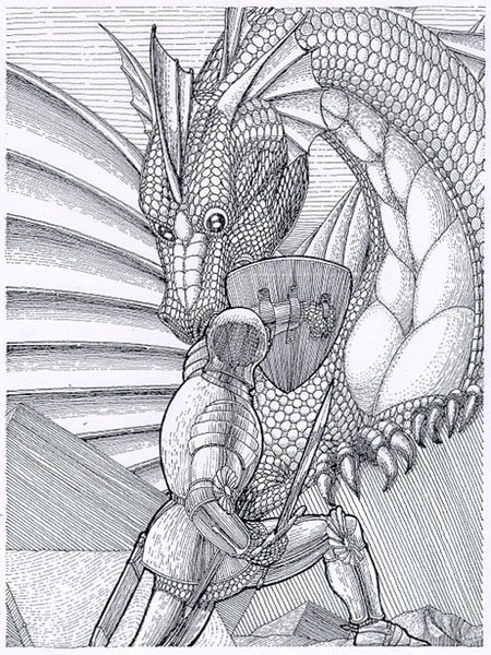 Евгений Шварц дракон иллюстрации