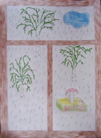 Н. Крымов. «После весеннего дождя»