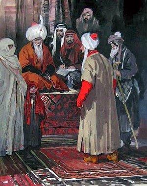 Иллюстрация к сказке Ашик Кериб