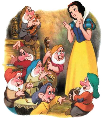 Белоснежка и семь гномов сказка братьев Гримм