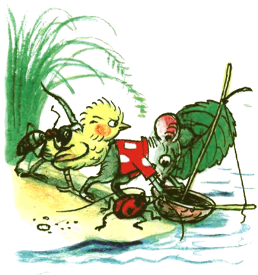 Картинки к сказке Сутеева кораблик