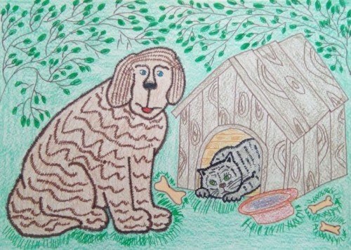 Борис Житков кошка