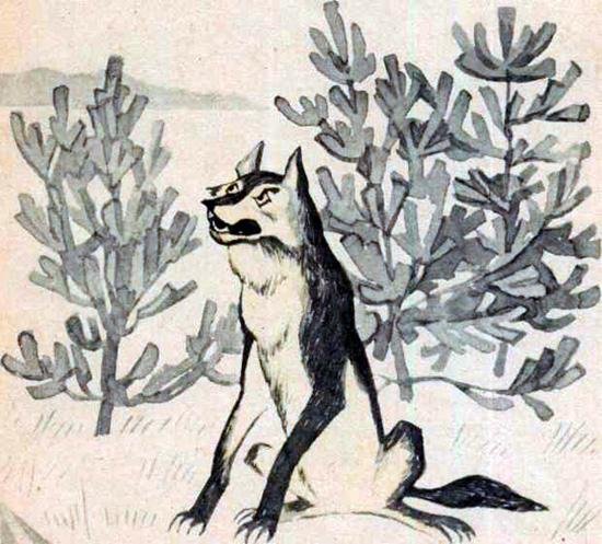 Волк и козлик басня