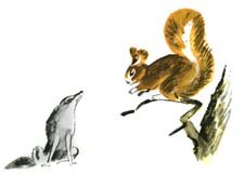 Иллюстрации к сказке толстого белка и волк (50 фото)