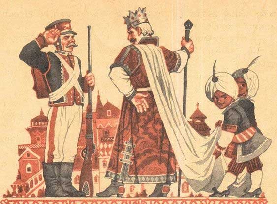 Солдат и царица раскраска