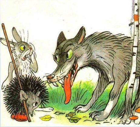 Сказка заяц и еж