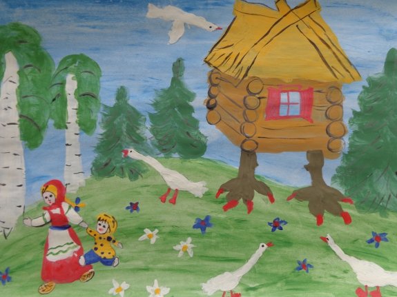 Рисование по сказкам в подготовительной группе