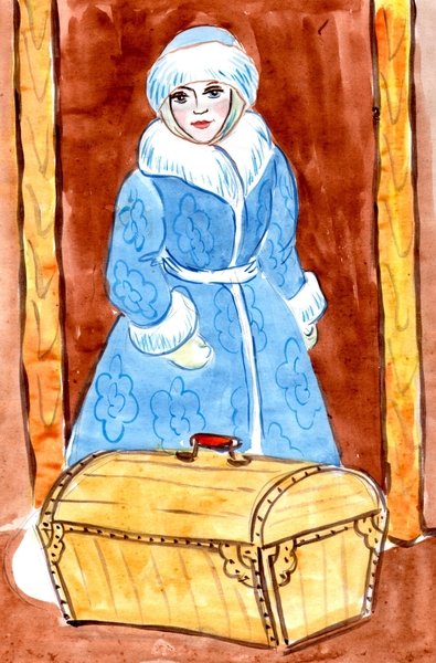 Рисование сказки Морозко